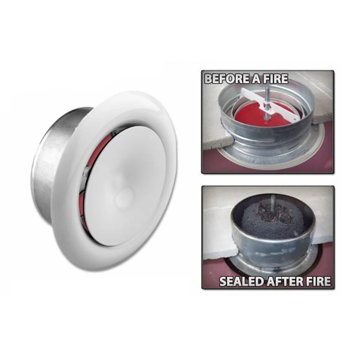 Metal Fire Rated Extract Air Valve - Image 3
